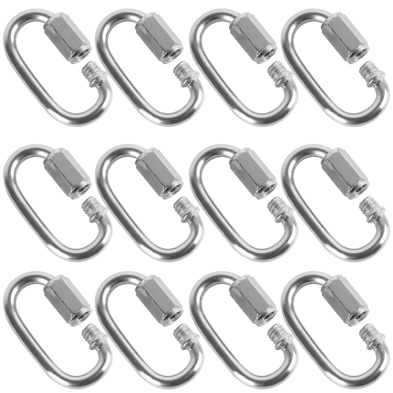 12 piezas de conectores de cad - Chain Quick Link reseña y precio