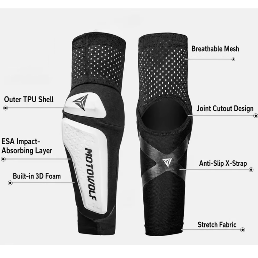 Protector de Codo para Motocic - Mountain Biking Elbow Pads reseña y precio