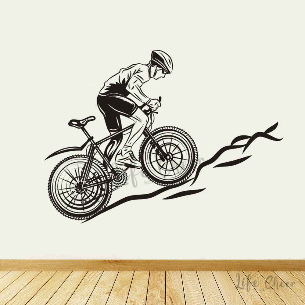 Pegatinas de pared de ciclismo - Mountain Biking Europe reseña y precio
